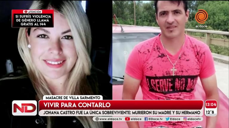 Masacre en Villa Sarmiento: Yohana Castro sobrevivió y contó el horror