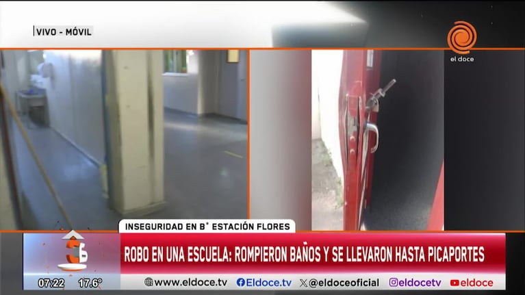 Atacaron una escuela en plenas vacaciones de verano