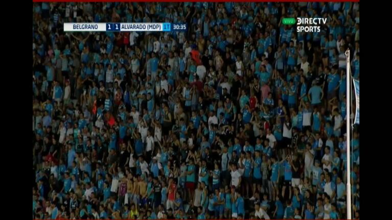 Vegetti empató el partido para Belgrano contra Alvarado