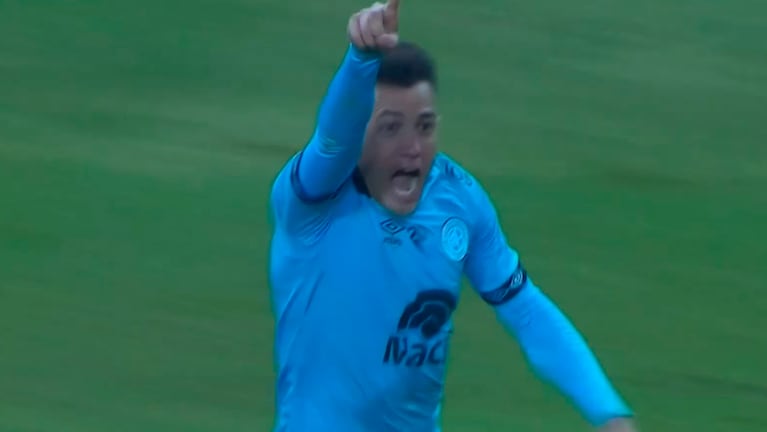 El gol de Companucci para Belgrano