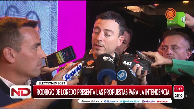 Seguridad: De Loredo advirtió que las propuestas de Llaryora son tardías