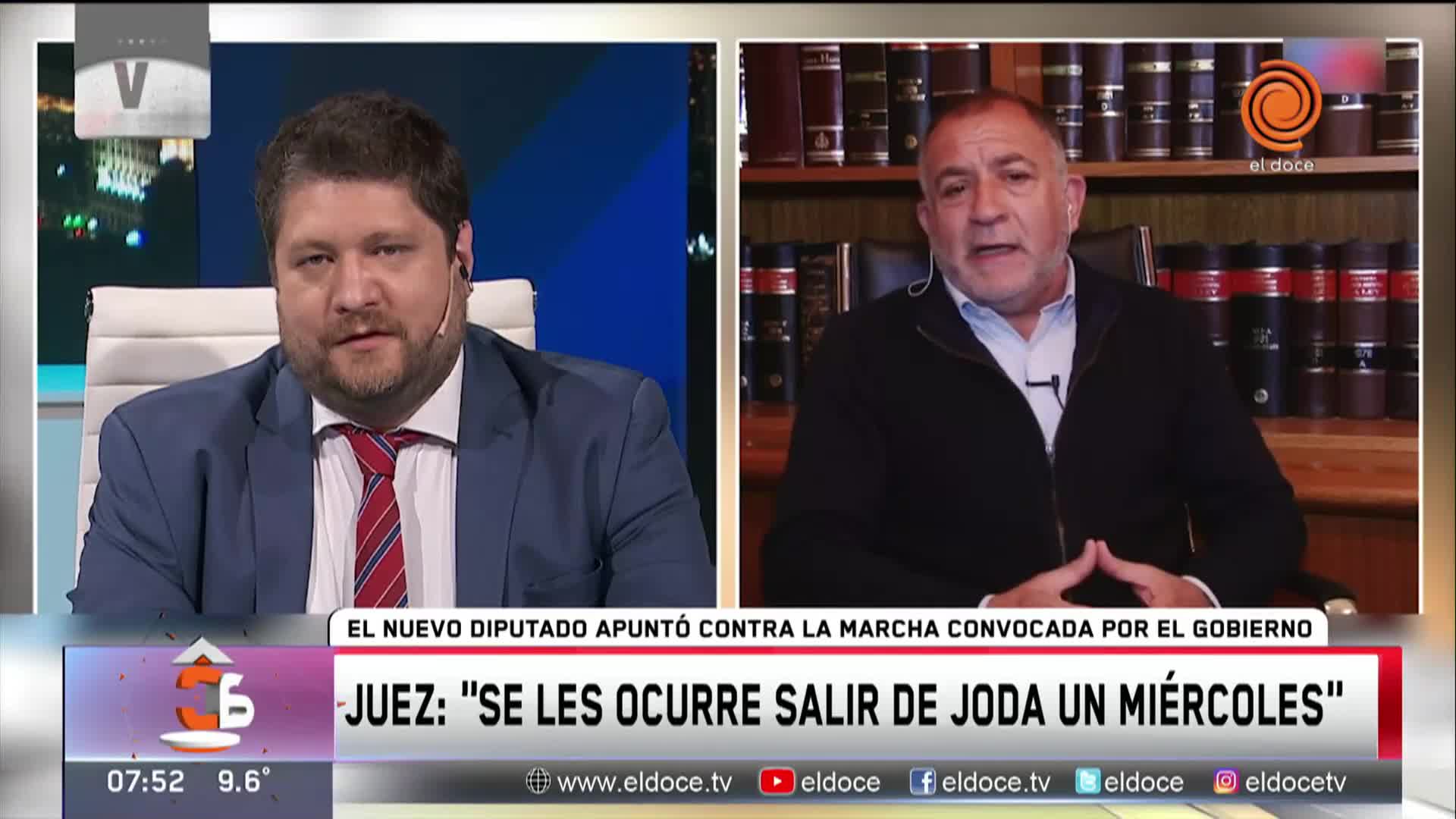 Luis Juez apuntó contra la marcha convocada por Alberto Fernández