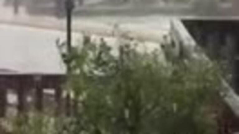 Granizo en Villa General Belgrano y Bialet Massé