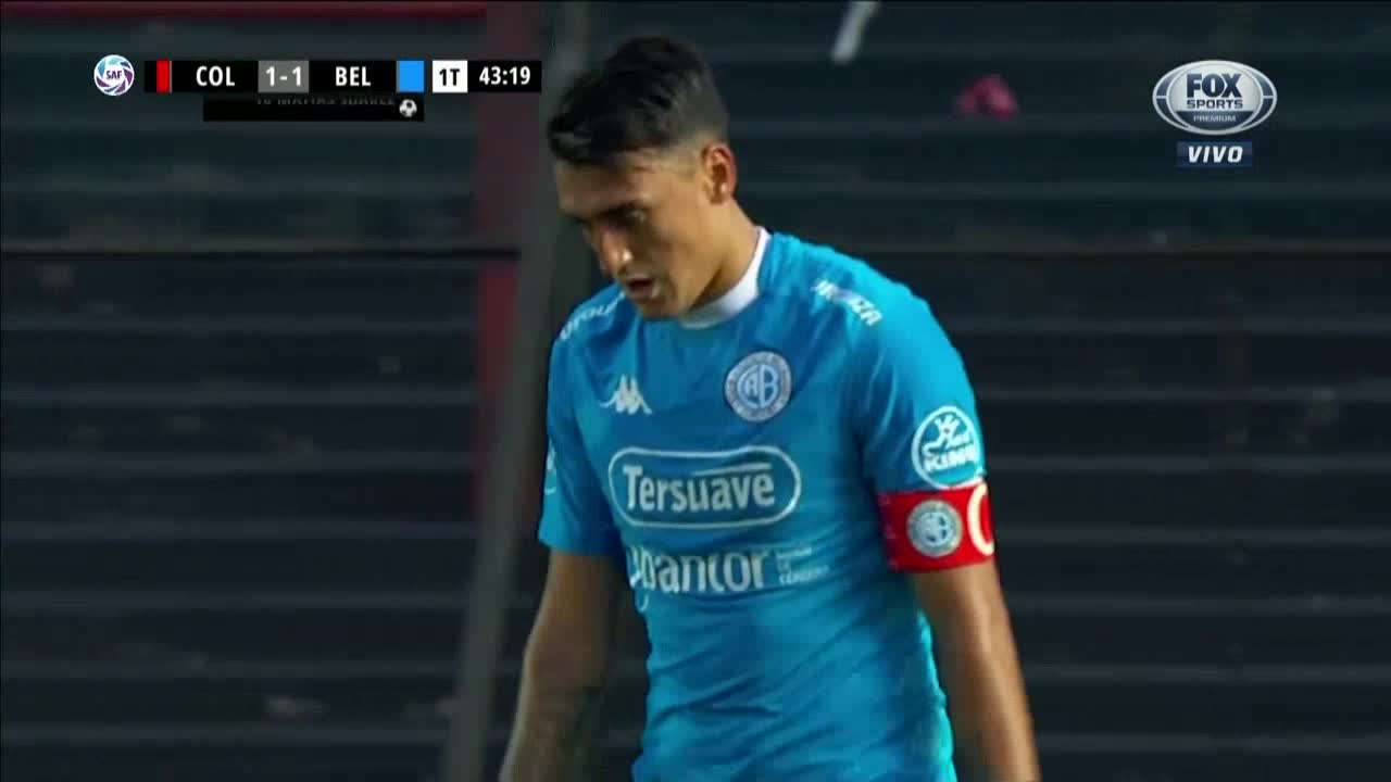 Matías Suárez empató para Belgrano ante Colón