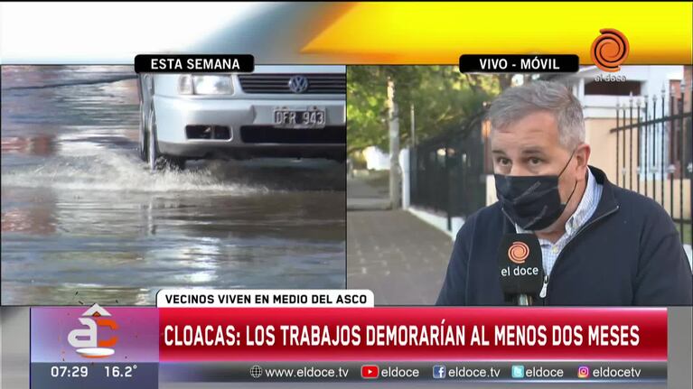 Drama cloacal: la oposición pide un informe sobre la situación ambiental
