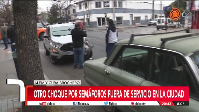 Córdoba: suben los choques de tránsito por semáforos fuera de servicio
