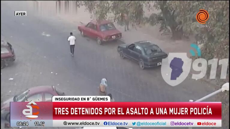 Ataque a patrulleros tras la detención de ladrones que le robaron a una policía