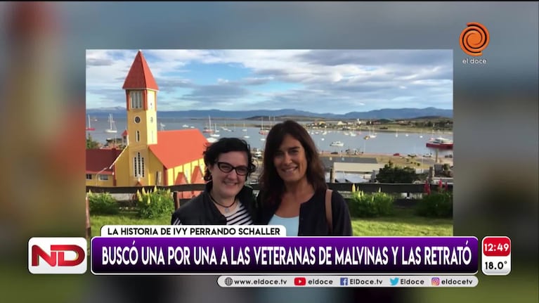 La fotógrafa de las veteranas de Malvinas