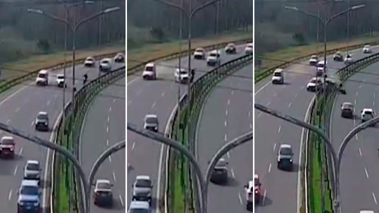 Motociclista murió arrollado por dos autos en el Camino del Buen Ayre: un conductor iba borracho