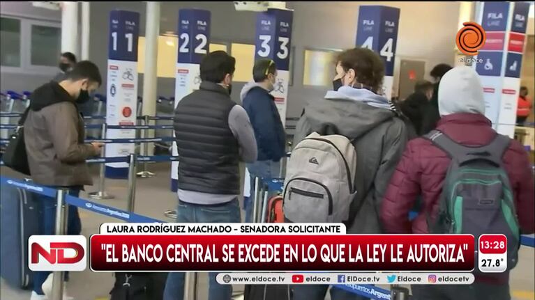 Piden anular la medida que prohíbe la compra de viajes al exterior en cuotas