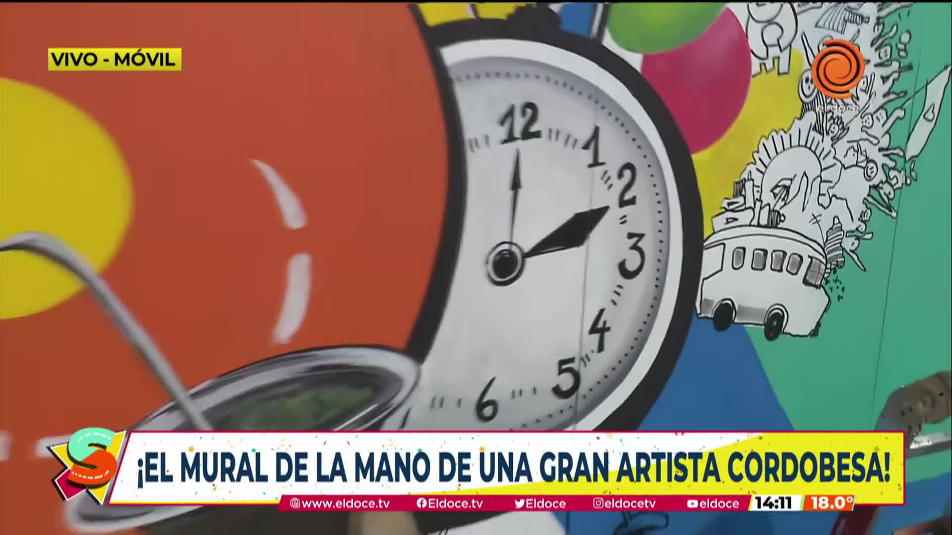 El mural de Seguimos en El Doce