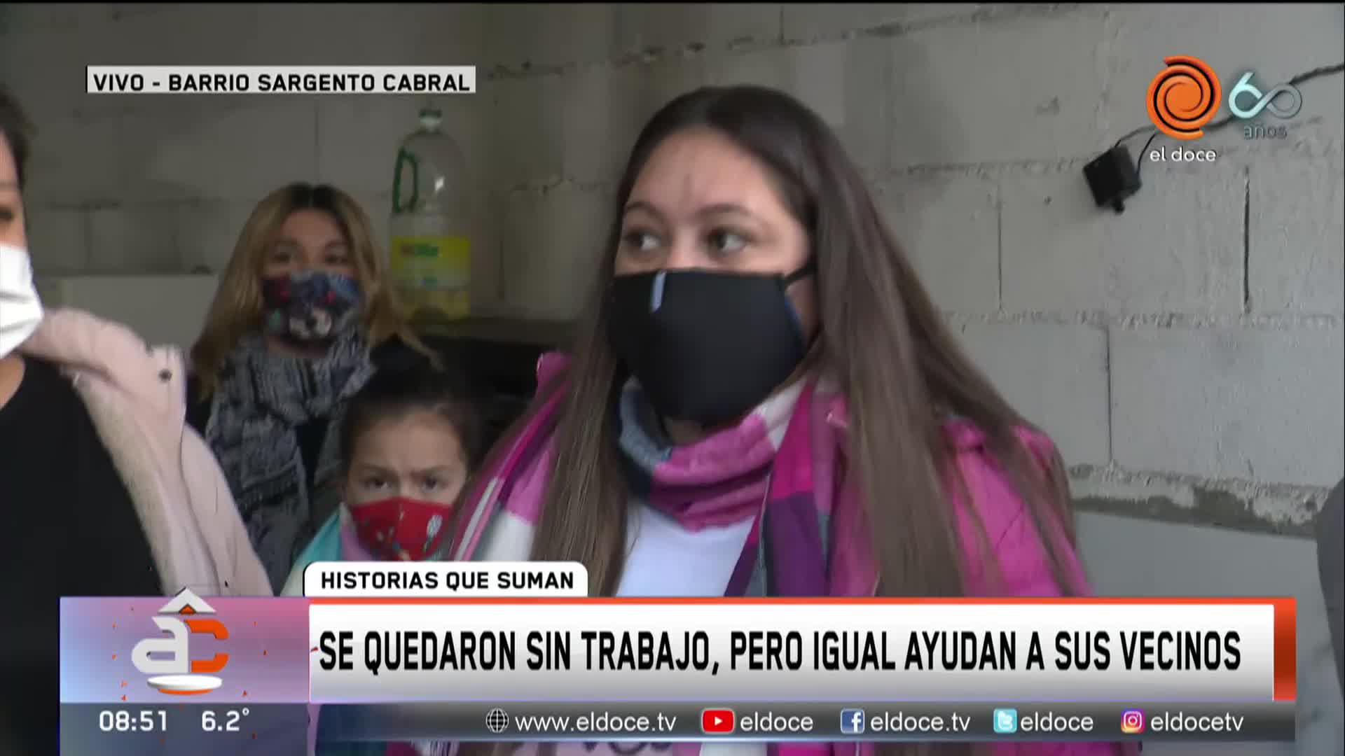 Un comedor de Sargento Cabral asiste a más de 400 familias