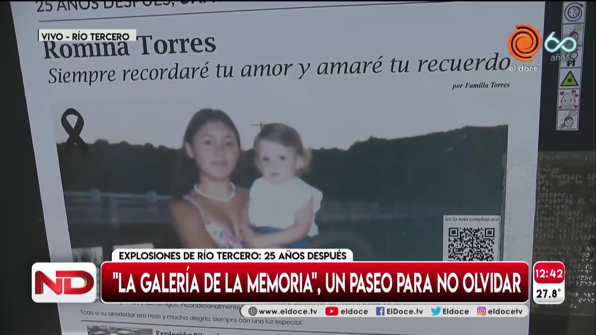 El Doce en Río Tercero: el dolor de los padres de una víctima de las explosiones