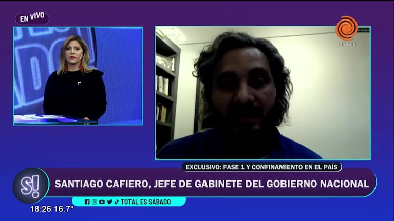 Santiago Cafiero aseguró que las restricciones son hasta el 11 de junio
