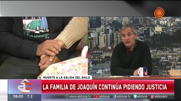 Jorge Cuadrado reflexionó tras el crimen de Joaquín