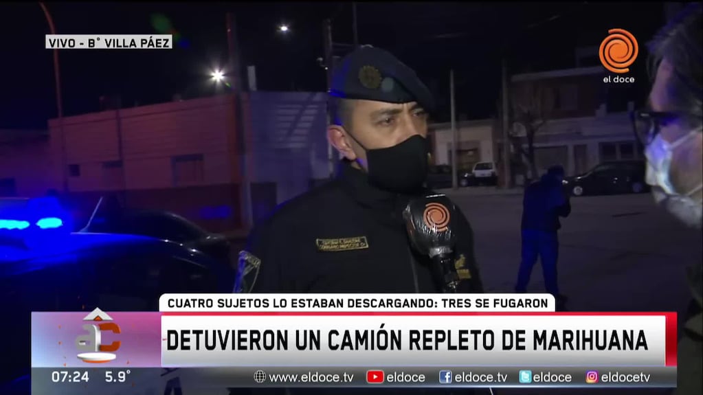 Córdoba: detuvieron a un camión repleto de ladrillos de marihuana