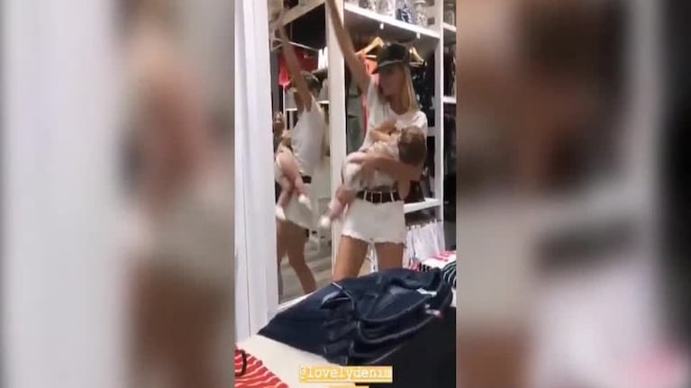 El divertido video de la China Suárez