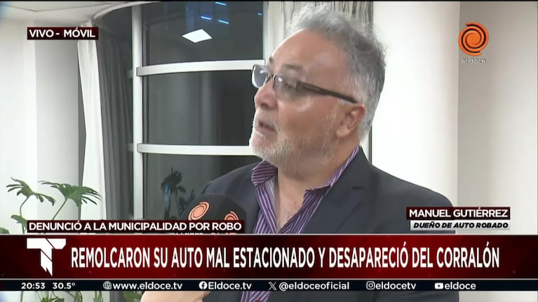 Desapareció su auto del corralón municipal