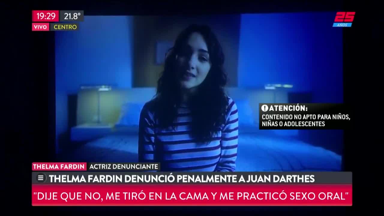 La denuncia de Thelma Fardin contra Juan Darthés