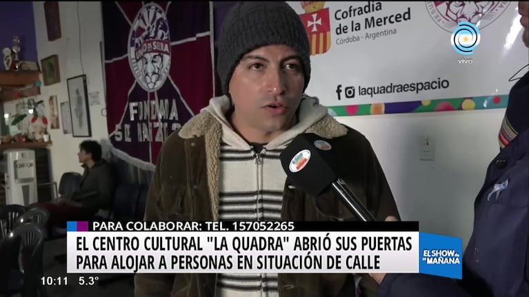 “La Quadra” ofrece refugio para la gente en situación de calle