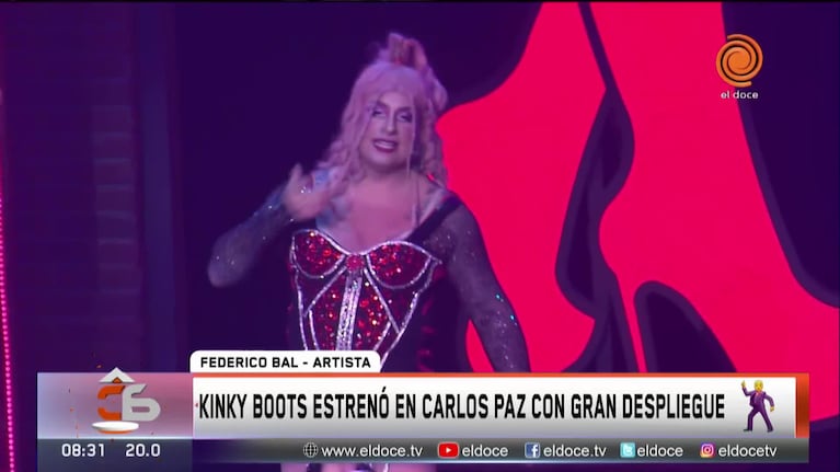 Kinky Boots estrenó en Carlos Paz y fue un éxito