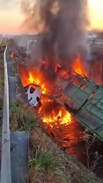 Conductor murió incinerado 