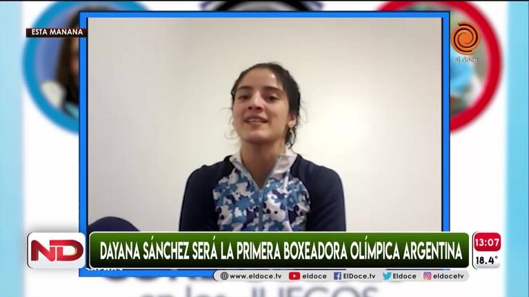 Dayana Sánchez es cordobesa y será la primera boxeadora olímpica argentina