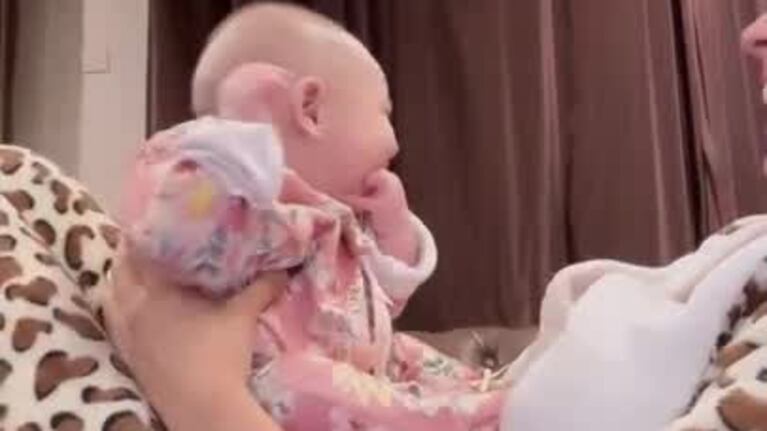 Barby Franco y un tierno momento con su hija