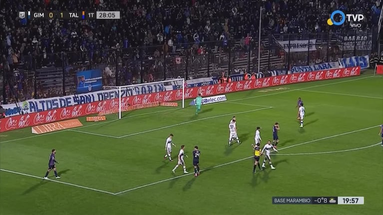 Talleres-Gimnasia: resumen del primer tiempo