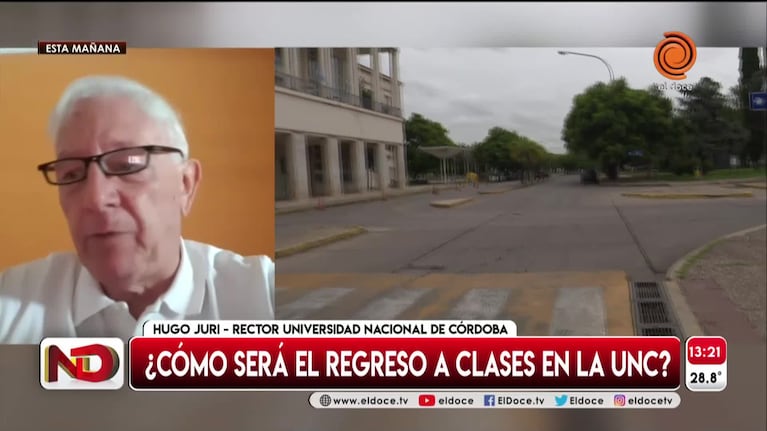 UNC: se preparan para las clases presenciales, pero con un "mix"