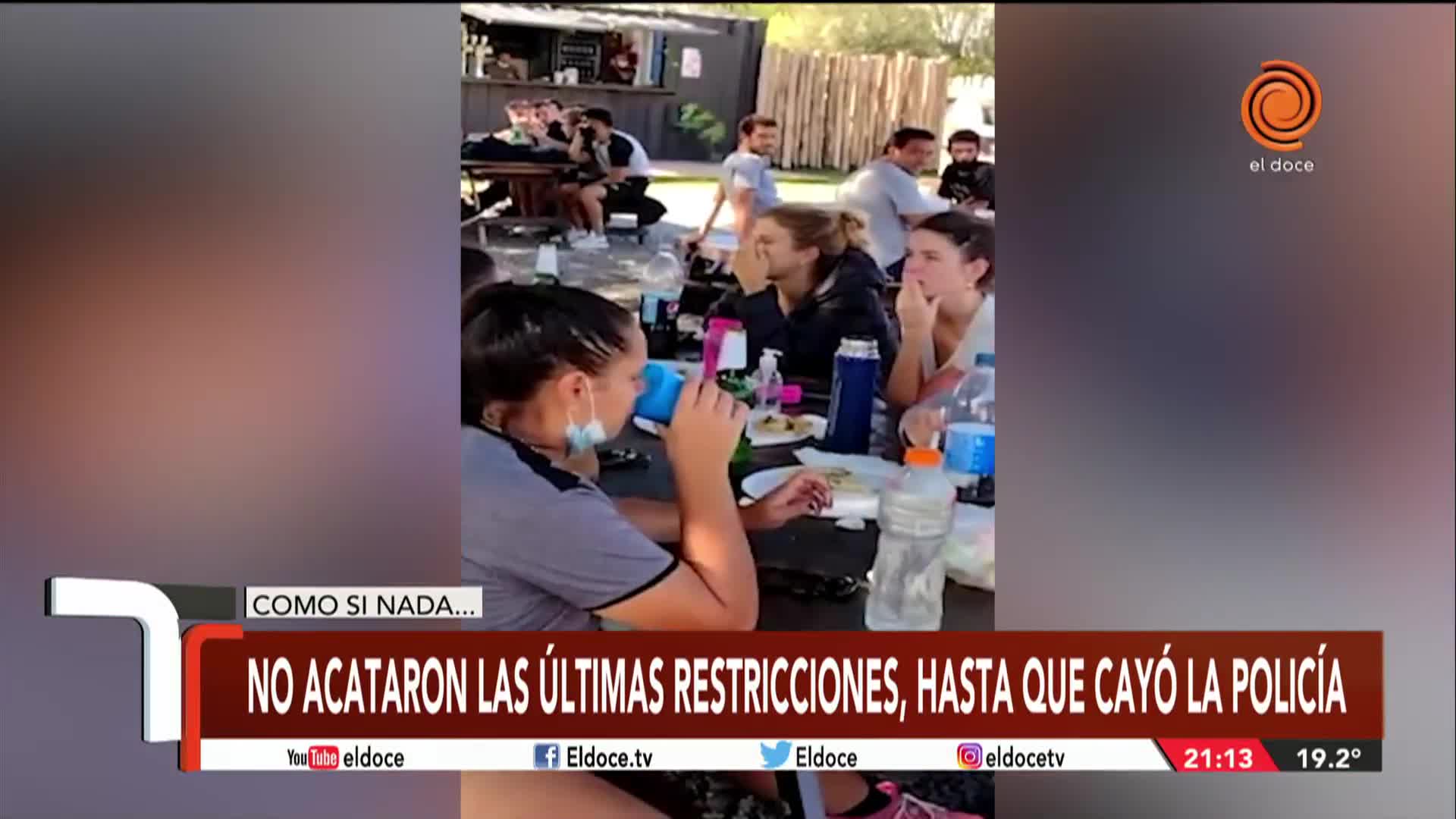 Restricciones: algunos torneos de fútbol se hicieron igual y fueron clausurados 