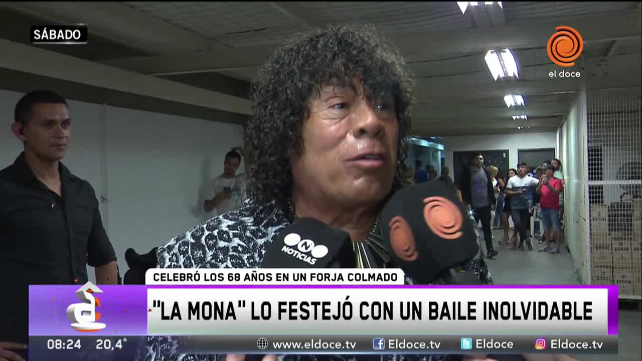 La Mona festejó su cumpleaños en Forja