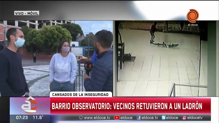 Barrio Observatorio: el hartazgo de los vecinos por la inseguridad