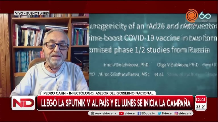 Llegó la vacuna rusa y empieza la campaña en Argentina