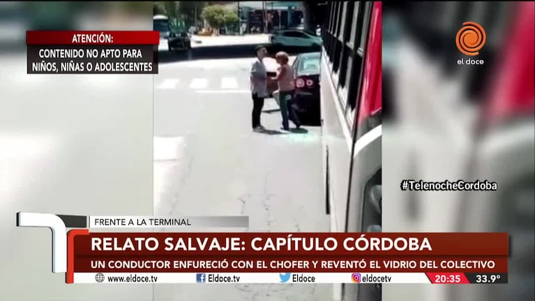 Así vio el testigo la furia de un conductor contra el colectivo