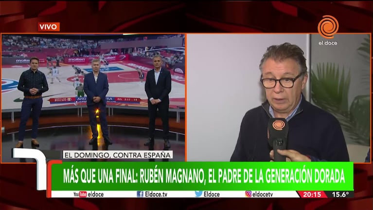 Rubén Magnano: "Argentina hoy da cátedra de actitud"