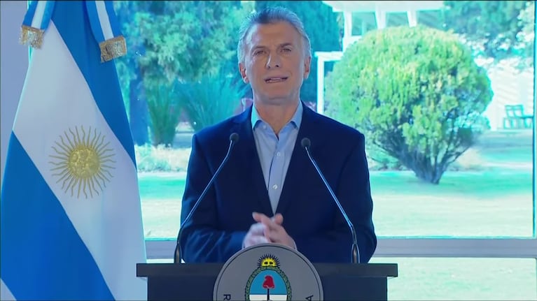 El discurso y los anuncios de Macri