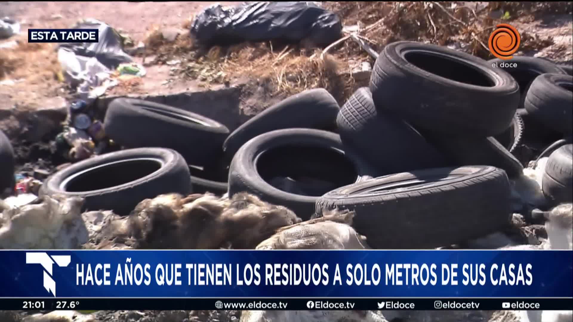 El drama de vecinos que conviven con un basural a cielo abierto desde hace años