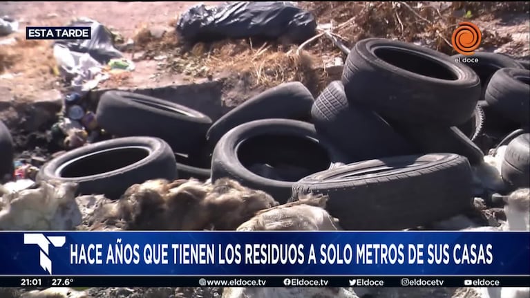 El drama de vecinos que conviven con un basural a cielo abierto desde hace años