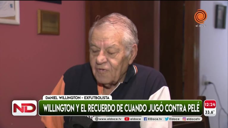 Willington y la vez que jugó contra Pelé