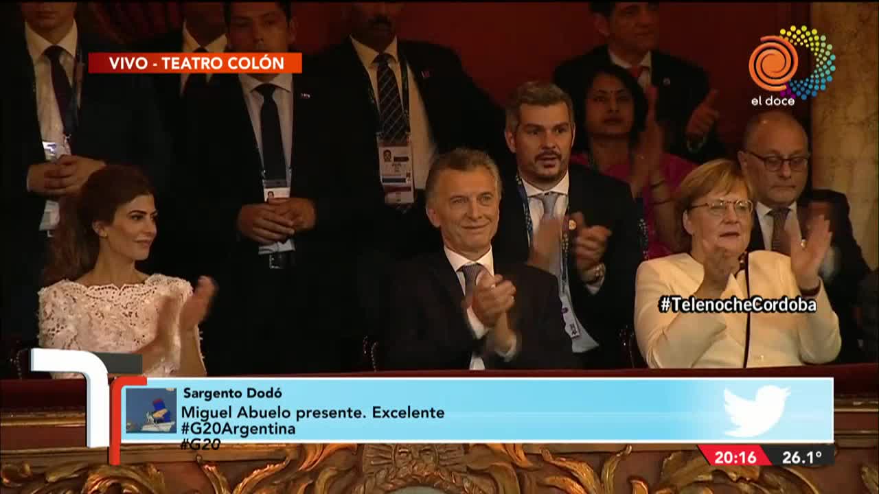 Macri se emocionó en la imponente gala del Teatro Colón