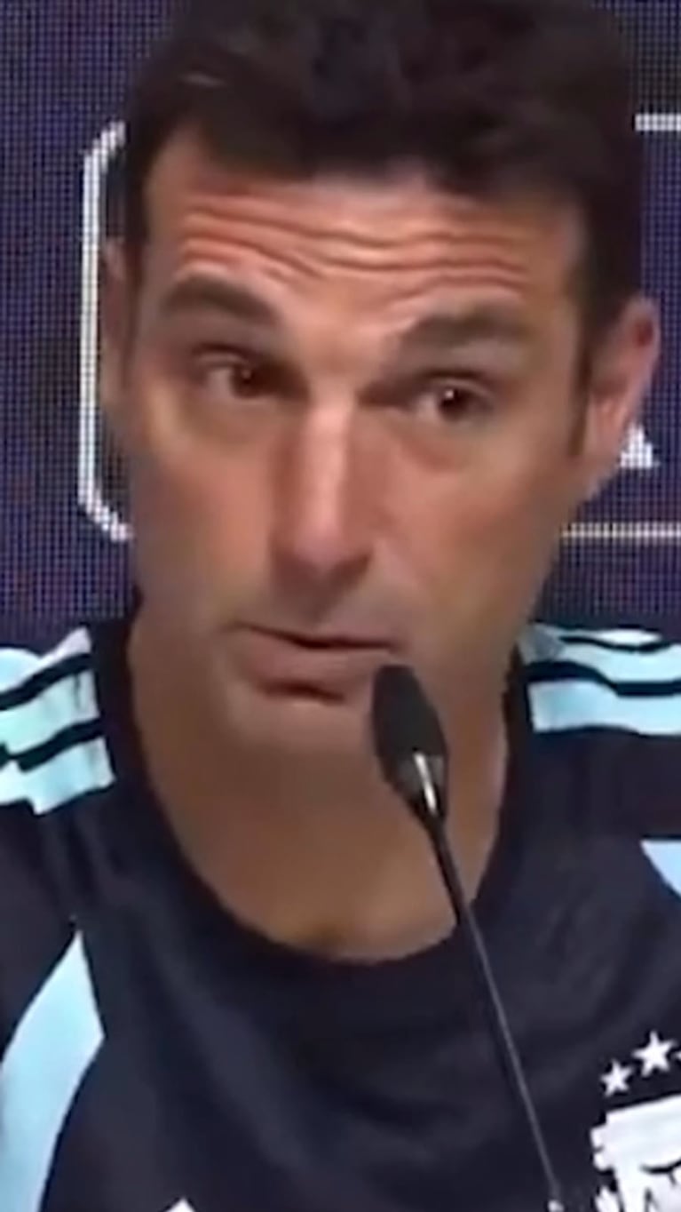 Scaloni se quebró al hablar de la lesión de Panichelli