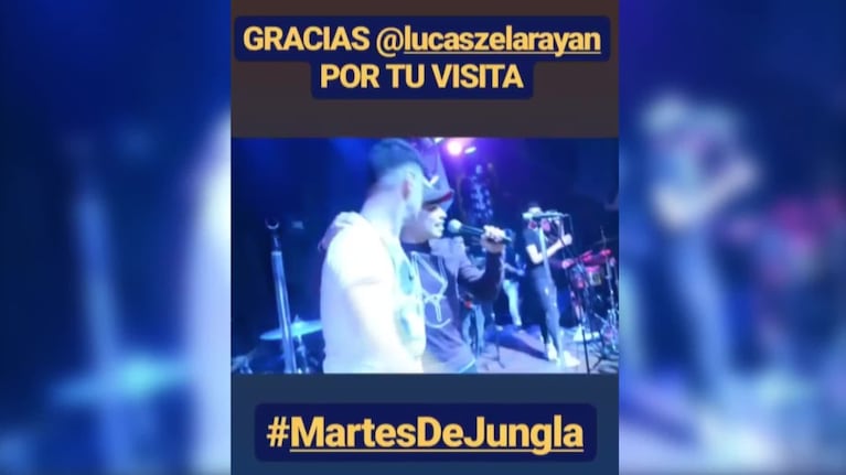 Lucas Zelarayán se animó a cantar