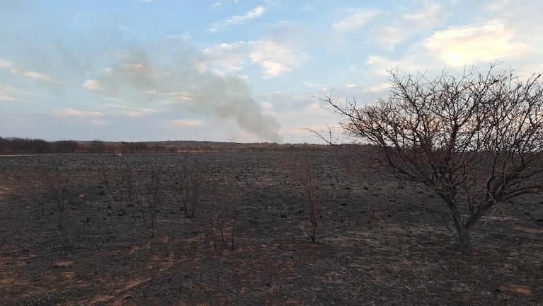 Se reactivó el incendio de La Calera