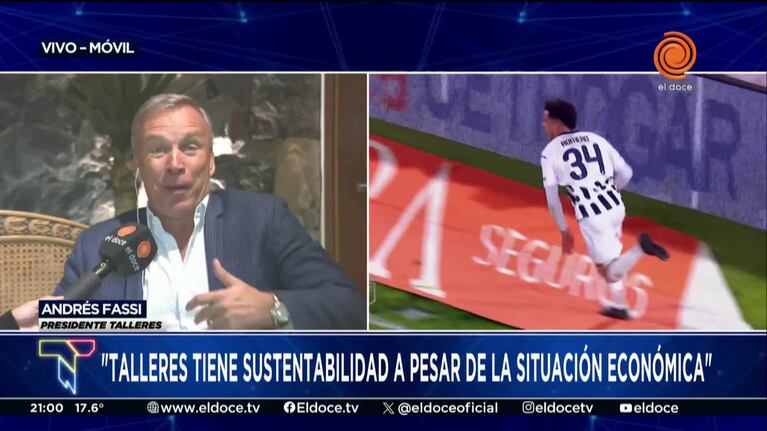 Fassi en Telenoche: la gestión en medio de la crisis y el futuro del fútbol