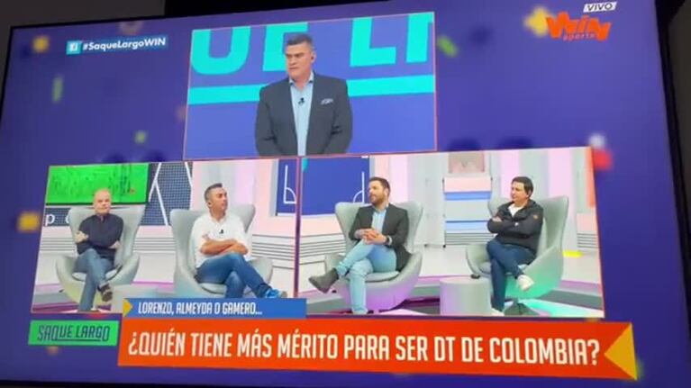 Un panelista de Colombia y el insólito error con Sabella