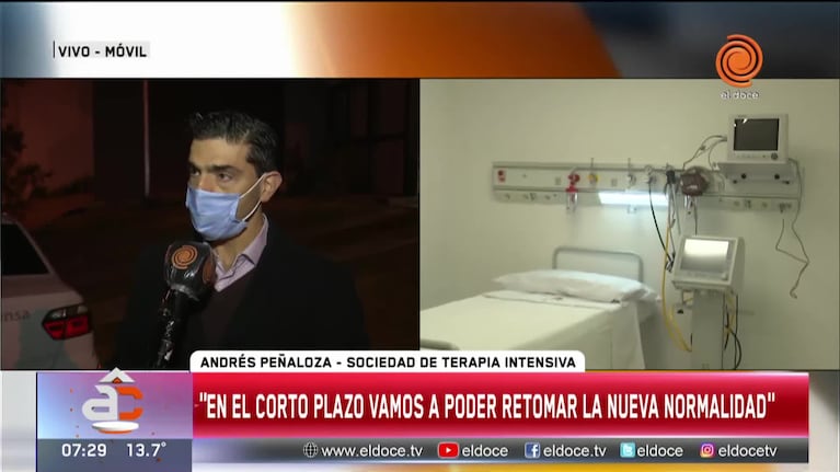 COVID-19 en Córdoba: "Sentimos un alivio por la baja de ocupación de camas"
