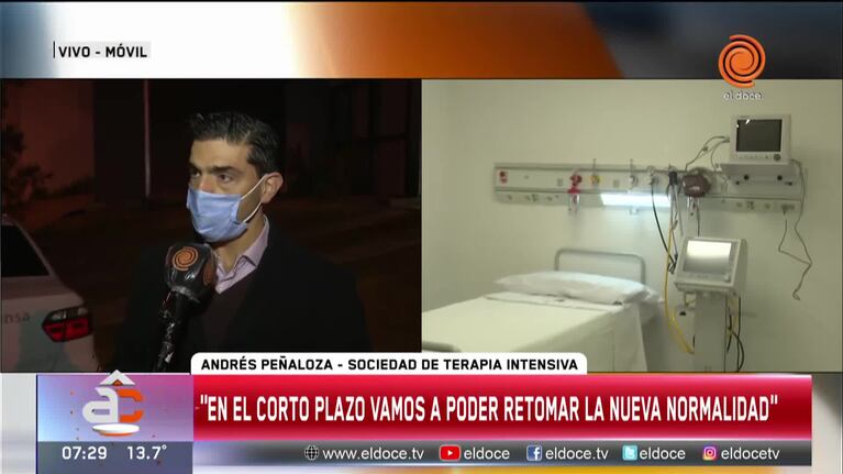 COVID-19 en Córdoba: "Sentimos un alivio por la baja de ocupación de camas"