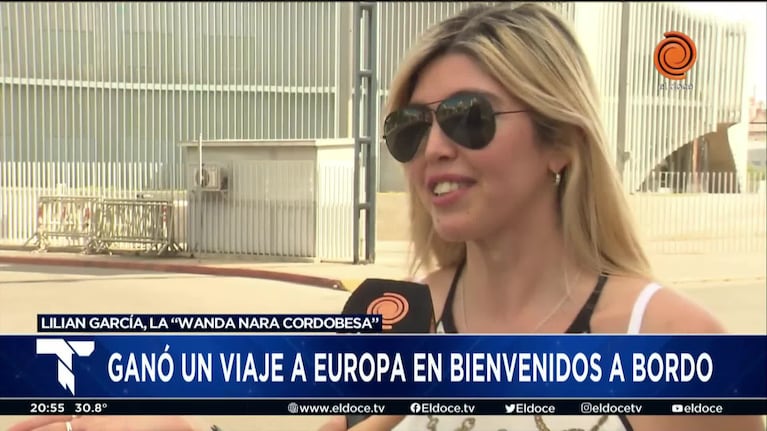 Habló la Wanda Nara cordobesa que ganó en Bienvenidos a bordo