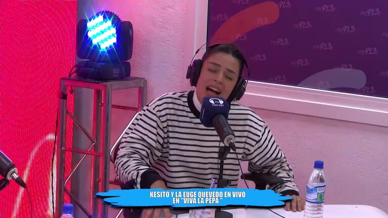 Euge Quevedo y una versión emocionante de “Luna cautiva” en Viva la Pepa